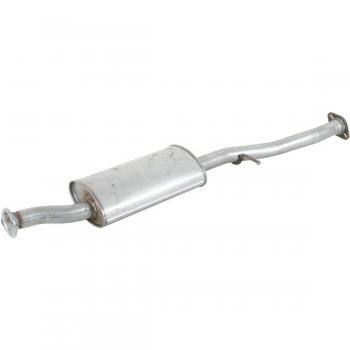 Silenciador intermedio 4MAX 0219-01-46038P con características de alta resistencia, diseño optimizado para reducción de ruido, fabricado en acero inoxidable, compatible con diversos modelos de vehículos y fácil instalación