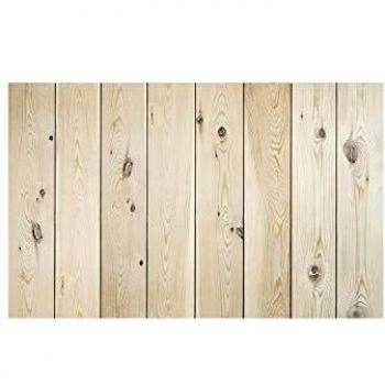 Decowood - Cabecero Cama Dormitorio, Lamas Verticales Rectas, Madera de Pino Natural - Fabricado a Mano en España - Medidas 160 x 80 cm