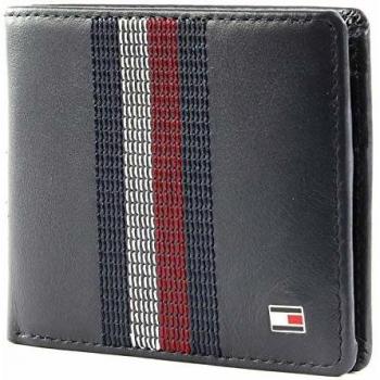 STITCHED LEATHER MINI CC WALLETHombreMonederosAzul