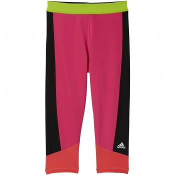adidas Techfit Mallas, Mujer, Rosa/Negro-