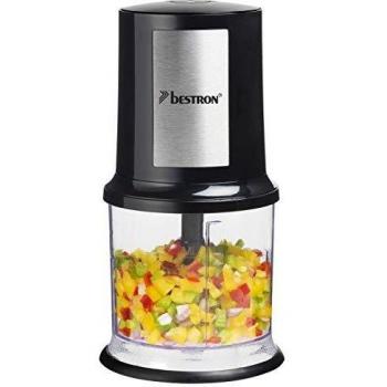 Picadora Bestron AKC200 Multifunción Negra/Plata | 400 Watt | Capacidad 500 ml