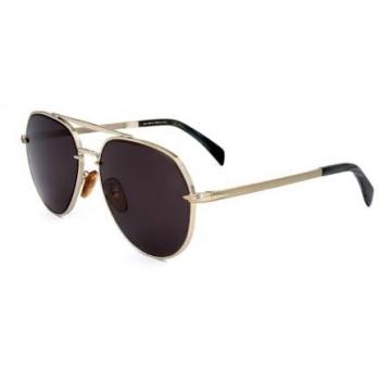 David Beckham 7037GS Men's Gold Metal Sunglasses