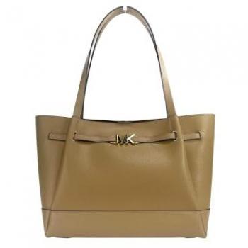 Bolso grande Michael Kors Reed, color Camello, tamaño Large (32x27x13cm)