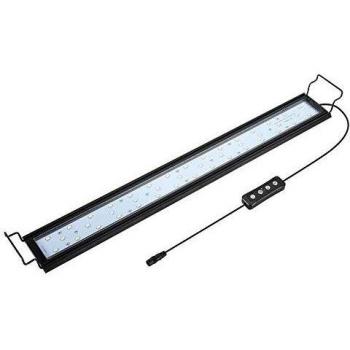 hygger Regulable Lampara LED Acuario con Temporizador, Luz LED con Soporte Ajustable
