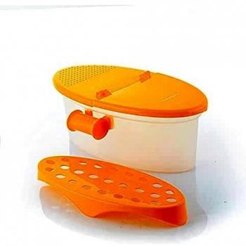 InnovaGoods Pastrainest Hervidor de Pasta para Microondas 4 en 1 con Accesorios y Recetas V0103301