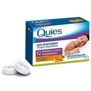 Quies Anti-Snoring Lozenges - Citrus - 2 Packs x 12 Lozenges