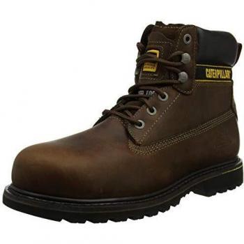 Cat Footwear Holton, Botas de Trabajo Hombre, Marrón