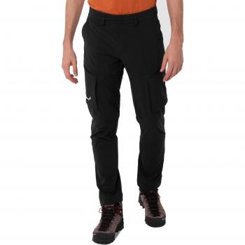 Pantalones Salewa Puez Durastretch Cargo Negro - Pantalón Largo para Hombre, Talla L, Material Duradero y Resistente al Agua, Diseño Cargo con Bolsillos, Ideal para Actividades al Aire Libre