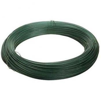 Rollo de Alambre Plastificado Verde Nº17 - 25 Kg