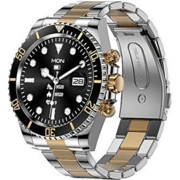 Reloj Inteligente Smartek SW-AW12 Acero Inoxidable Negro/Dorado