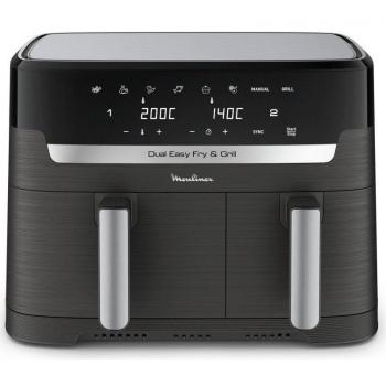 Freidora de Aire Moulinex Dual Easy Fry & Grill 8.3L 2700W Negro