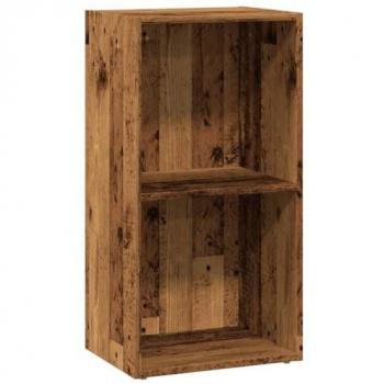 Estantería de madera de ingeniería color envejecido 40x30x77 cm