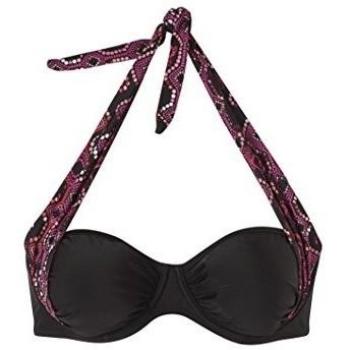 Beco - Mujer Bikini de Top de Summer of Love, mujer, Bügelbikini-Top-Summer of Love, negro y morado, 40