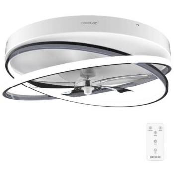 Cecotec EnergySilence LampAero 600 FlowLight Ventilador de Techo con Luz, motor DC, 20W, Luz LED, 5 aspas de 17 pulgadas, control remoto, 3 velocidades, temporizador