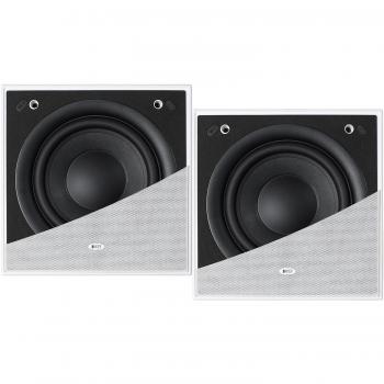 Kef ci200qsbthx certified in wall passive subwoofer white