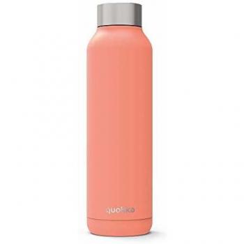 Quokka Solid - Apricot 630 ML | Botellas De Agua Acero Inoxidable Sin BPA |Botella Térmica De Doble Pared - Mantiene el frío y el Calor para Niños y Adultos