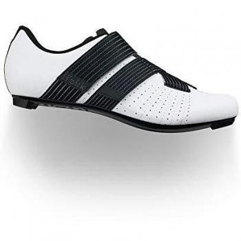 Zapatillas de Carretera Fizik Tempo R5 Powerstrap Blancas y Negras