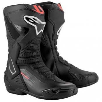 Alpinestars SMX-6 V3 Fluo Botas de moto - Negro Rojo (47)