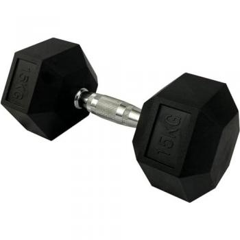 Mancuernas Hexagonales FDL MH007A 7 kg (2 Unidades) Color Negro