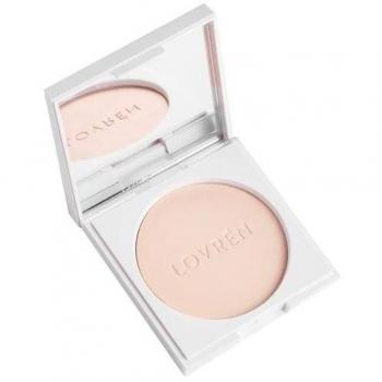 Lovren Iluminador H1 Polvo Compacto Light Glow 10g Efecto Seda Baja Cobertura Partículas Nacaradas