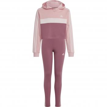 Chándal Jra Adidas Jg 3S Tib Fl Ts - Conjunto de niña Tiberio Colorblock Fleece 3 bandas Adidas