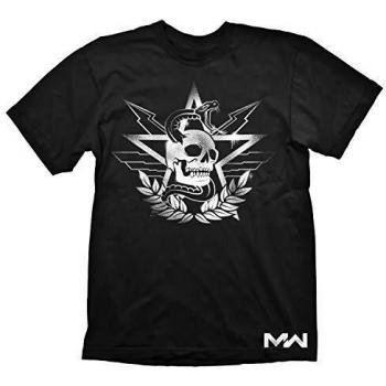 Camiseta Negra East Factions Call of Duty Modern Warfare 100% Algodón Talla XXL