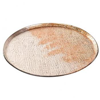 Centro de Mesa de Cristal Elegante 31x31x2 cm - Decoración para el Hogar