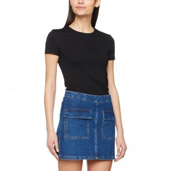PIECES Pcsirene tee Noos, Camiseta Mujer, Negro