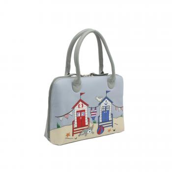 Grab BEAU Colección Mala de cuero bolsa de hombro de la correa de -Detachable 7108_89 gris