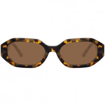 Linda Farrow THE ATTICO IRENE ATTICO14 C8 Women's Sunglasses Tortoiseshell Size 54