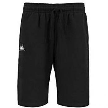 Kappa Peci Pantalón Corto, Hombre, Negro, 4XL