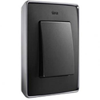 Simon - 8201610-240 marco 1 elem detail grafito base aluminio Ref. 6558412101
