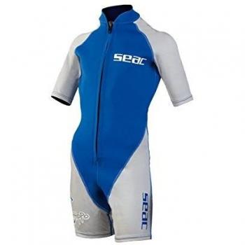 Seac Hippo Traje Corto, Infantil, Azul/Gris, 5 Años