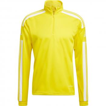 Sudadera de fútbol adidas Squadra 21 para hombre, color amarillo/blanco, talla 3XL