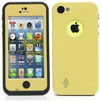 iProtect Apple iPhone 5C Funda Outdoor protectora impermeable amarillo