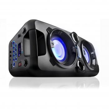 Altavoz de Fiesta Blaupunkt PS 1000 con Bluetooth, Batería Integrada, AUX-IN, Radio FM, 60W RMS, USB y Micrófono para Karaoke - Negro