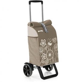 Gimi Rolling Thermo Carrito Compra Térmico con 2 Ruedas, Beige, 41.5x18x78 cm
