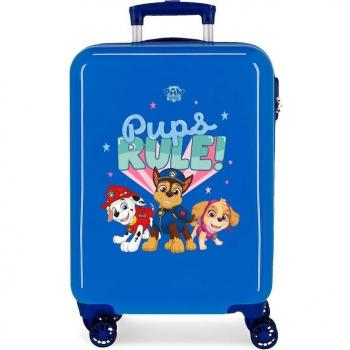 Maleta de Cabina Infantil Rígida Paw Patrol Pups Rule Azul 34L