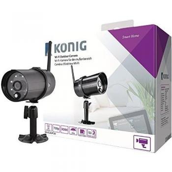 König - Sas-clalipc20 interior y exterior bullet negro - cámara de vigilancia
