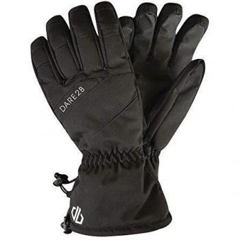 Dare 2b Hold On Waterproof Breathable Thinsulate Lined Insulated Ski Snowboard Winter Glove with Gripped Palm and Thumb Guantes, Hombre, Negro, XL