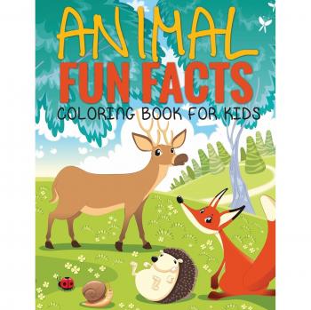 Libro para Colorear de Datos Divertidos sobre Animales para Niños