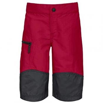 VAUDE Kids Caprea Shorts Pantalón, Infantil, Rojo carmesí, 110/116