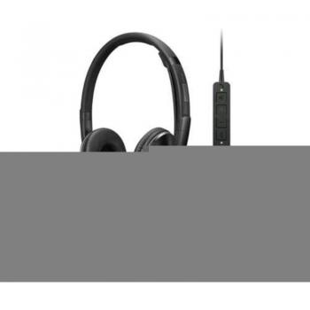 Lenovo Gen 2 Wired USB-C ANC Headset for Microsoft Teams, On-Ear, Black