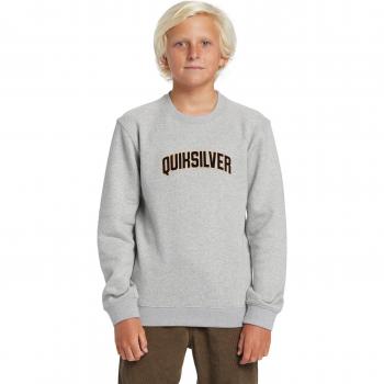 Quiksilver - Sudadera de niños Graphic Quiksilver Gris