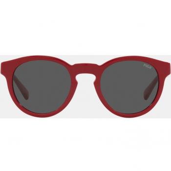 Polo Ralph Lauren PH4184 Col. 525787 Men's Panthos Red Sunglasses, Size: 49 MM, Red/Grey