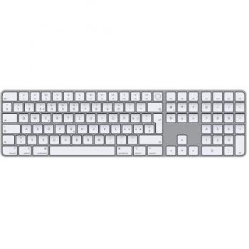 Teclado Mágico Apple USB + Bluetooth Suizo de Aluminio Blanco