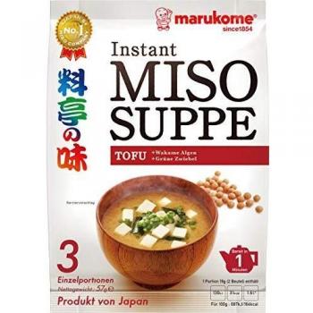 Marukome Sopa instantánea de miso y tofu 60 g