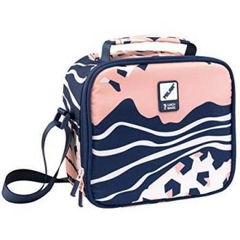MILAN Bolsa isotérmica porta alimentos con 3 recipientes Melt rosa