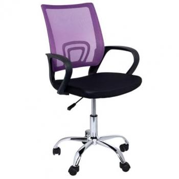 Silla de Oficina Midi Pro Violeta - Ergonomía Avanzada para Escritorio y Gaming