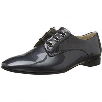 Högl 2- 10 1524 - Zapatos con cordones para mujer, color gris, talla 37